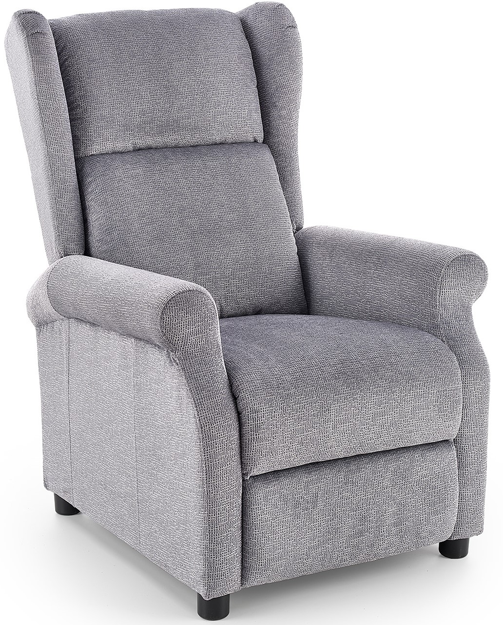 Relaxsessel aus grauem Stoff