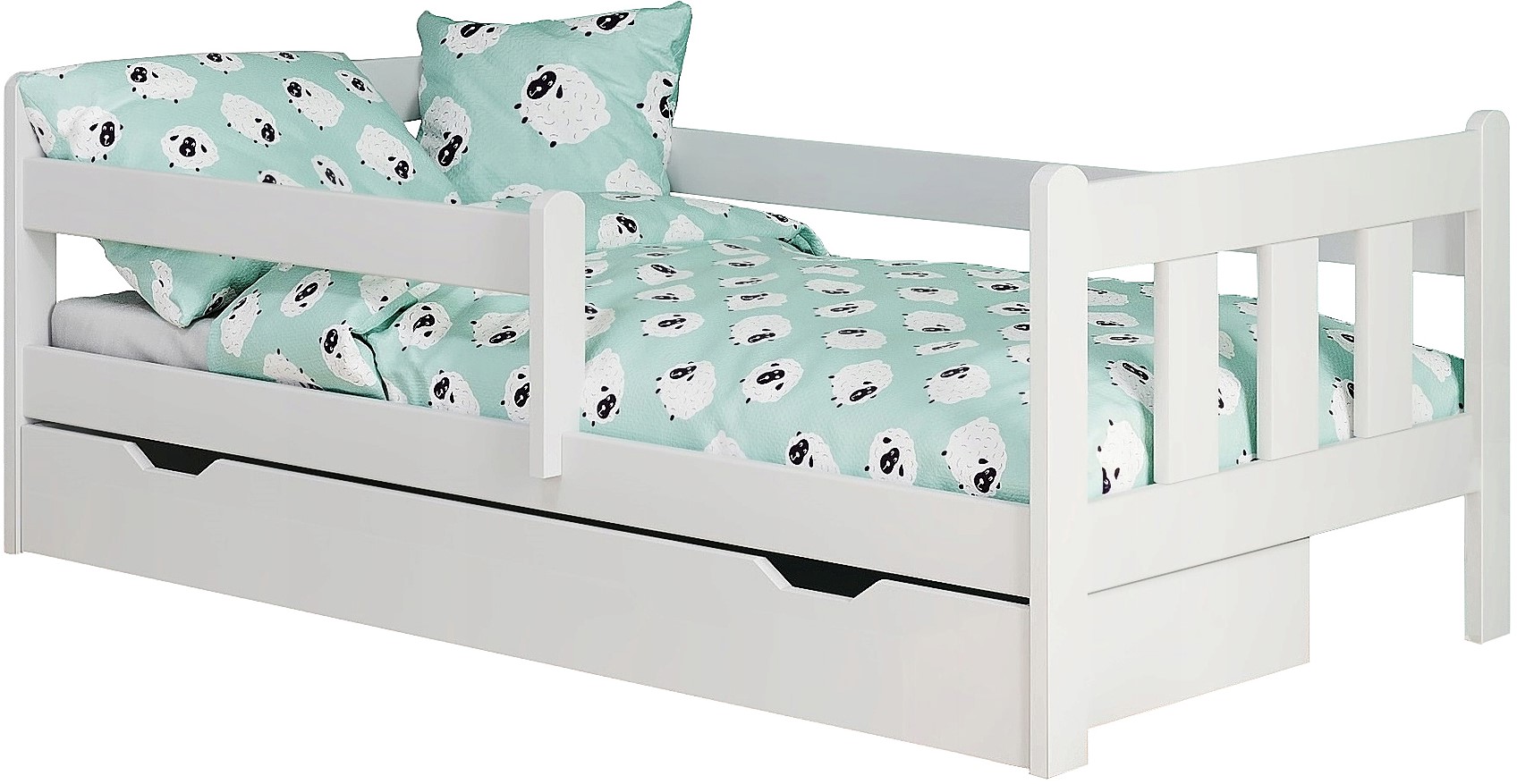 Vempo Bettrahmen 160x80 cm - Wei�