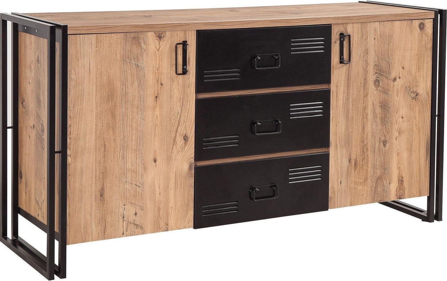 Cosmo Rio Sideboard - Kiefer/schwarz