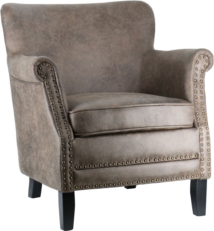 Norberg Professorensessel - Braunes Vintage-PU