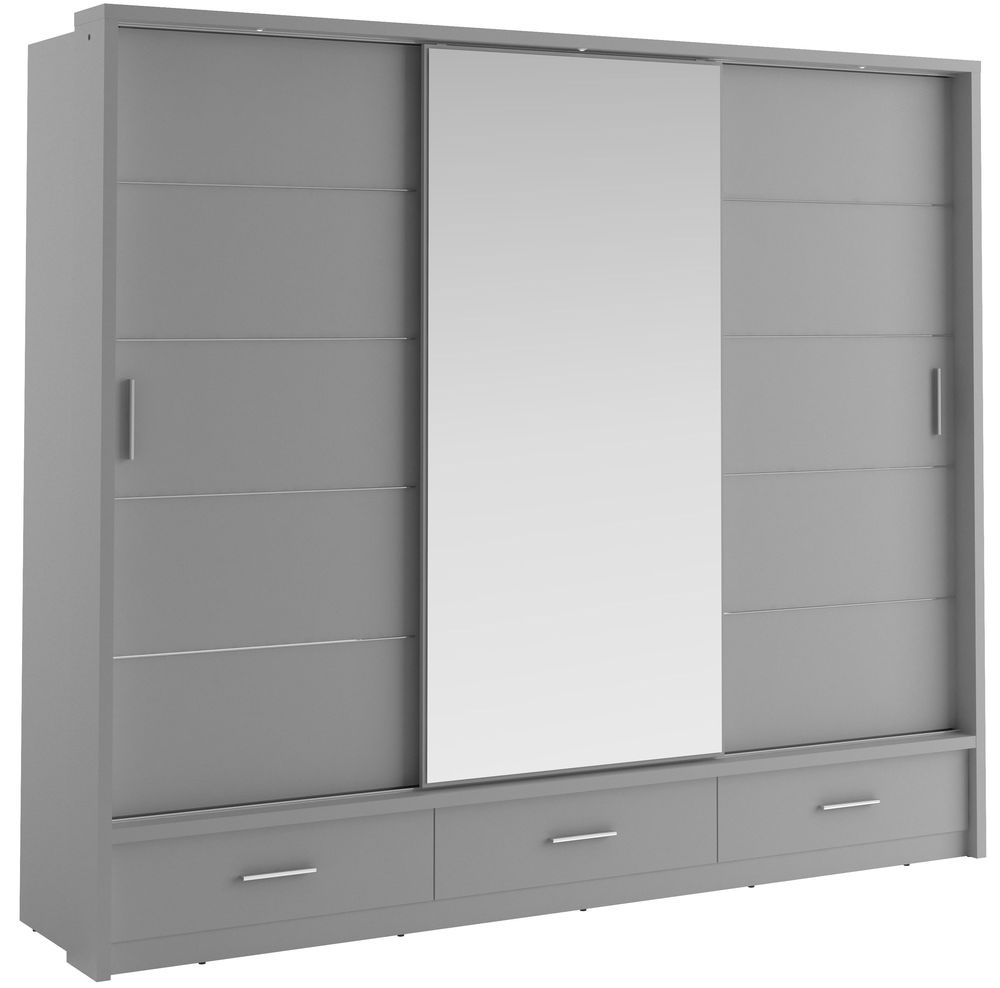 Mervyn Kleiderschrank - Grau