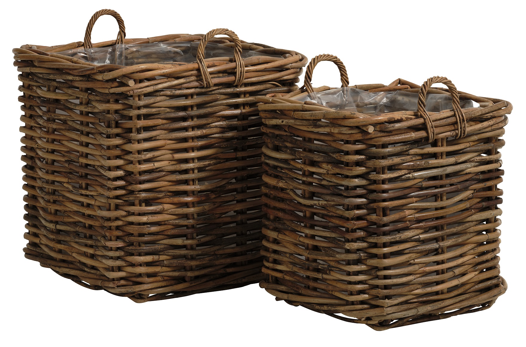 Versailles-K�rbe im 2er-Set aus Rattan