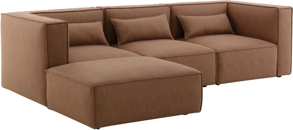 Nees Modulsofa in Cognac Combo 3