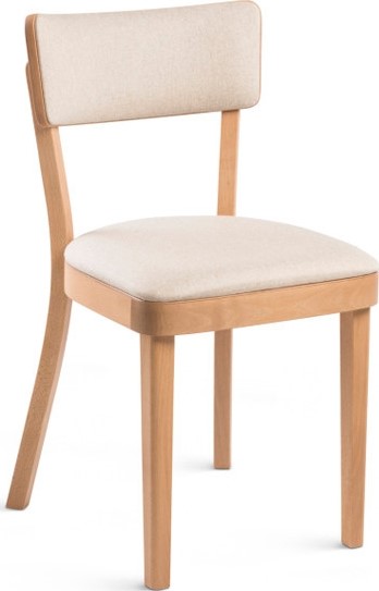 Massiver Esszimmerstuhl - Optionale Farbe des Rahmens und der Polsterung Massiver Esszimmerstuhl - Optionale Farbe des Rahmens und der Polsterung