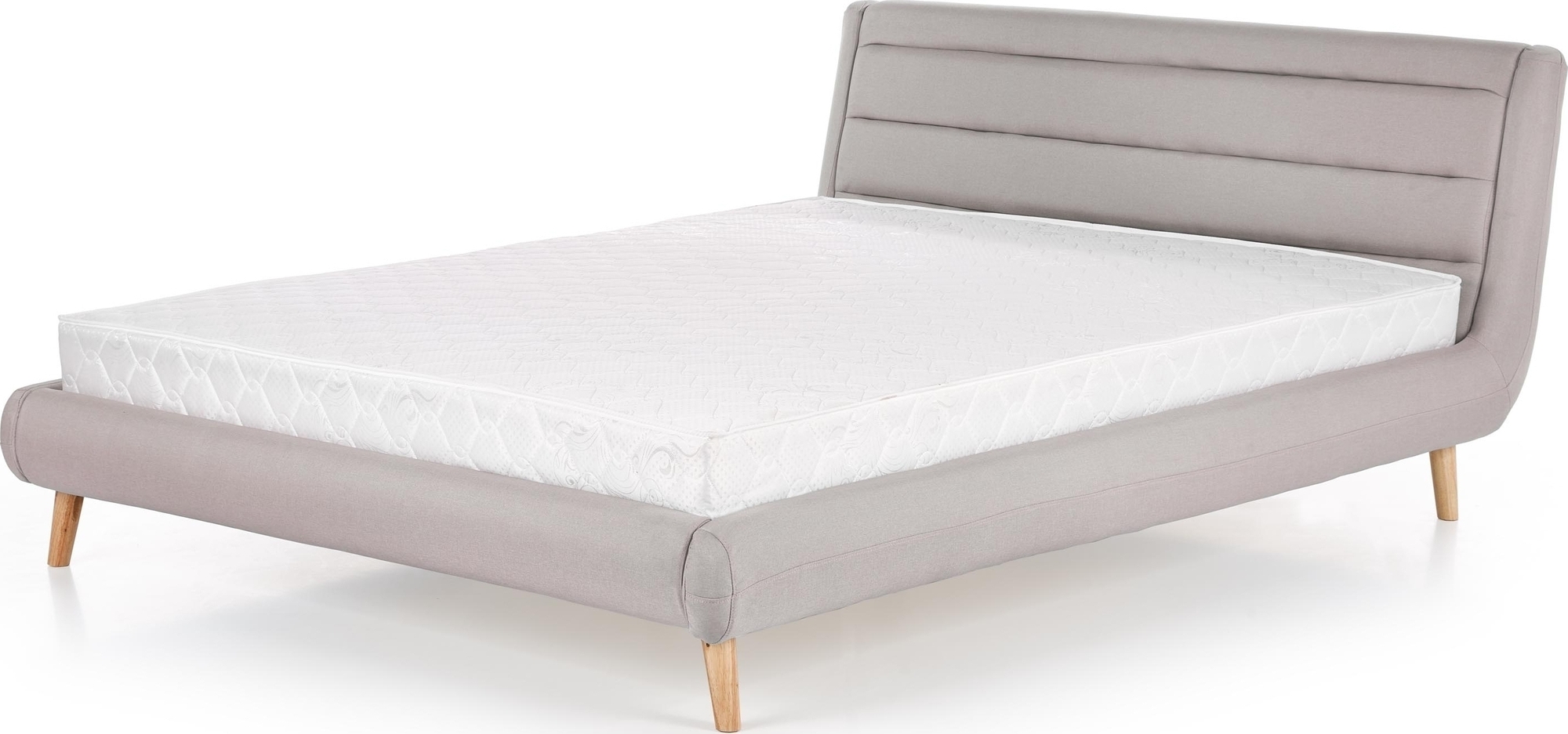 Bernard graues Bettgestell 160x200 cm