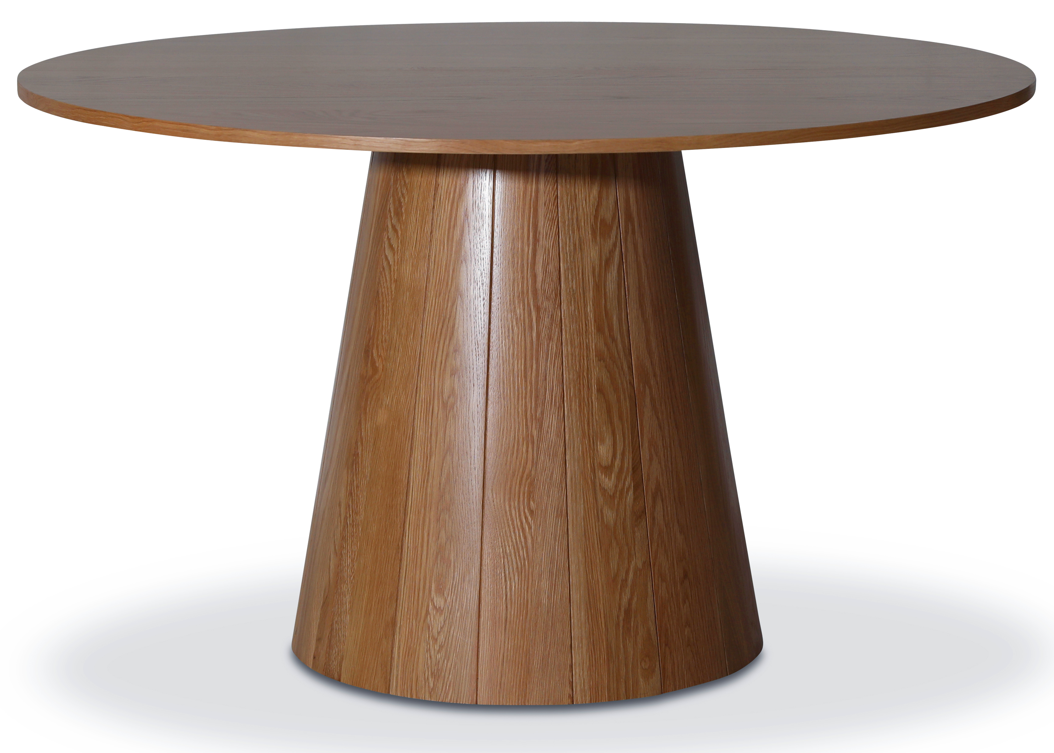 Cone runder Esstisch �130 cm - Nussbaum