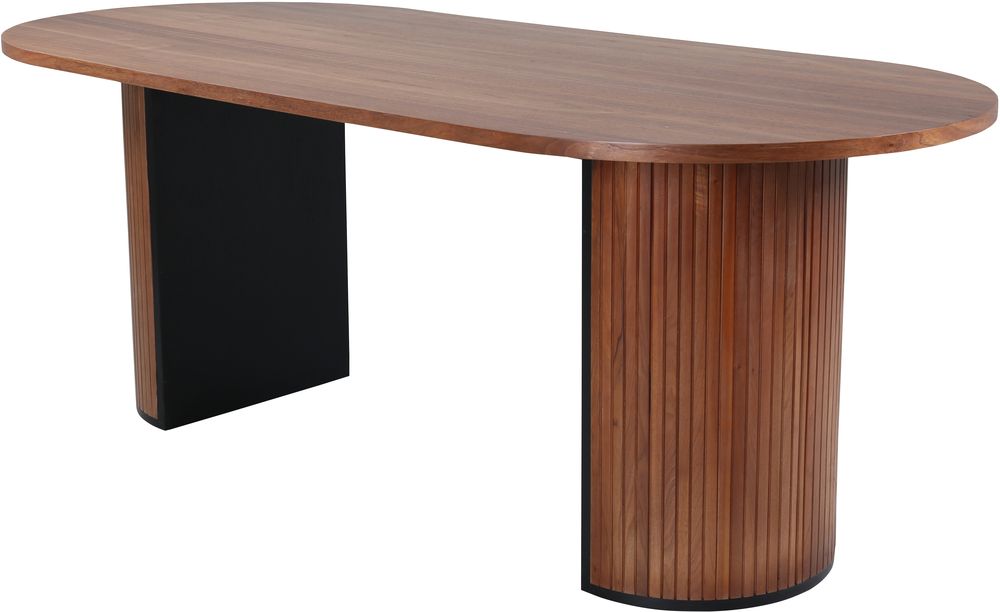 Ovaler Esstisch Bianca 200x90 cm - Nussbaum