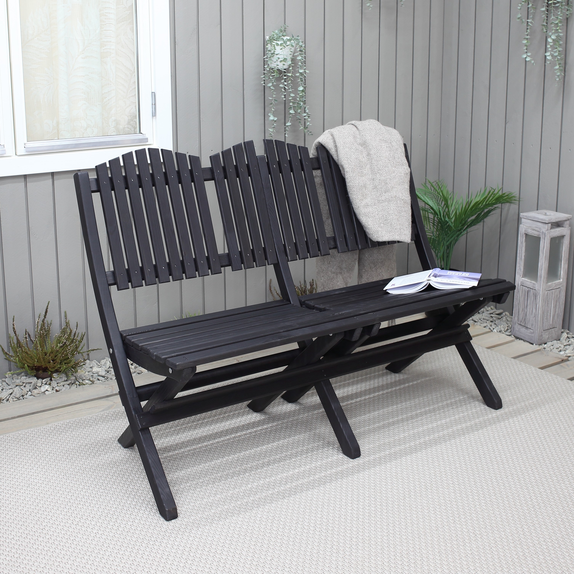 Hav�ng Outdoor-Sofa - Schwarz