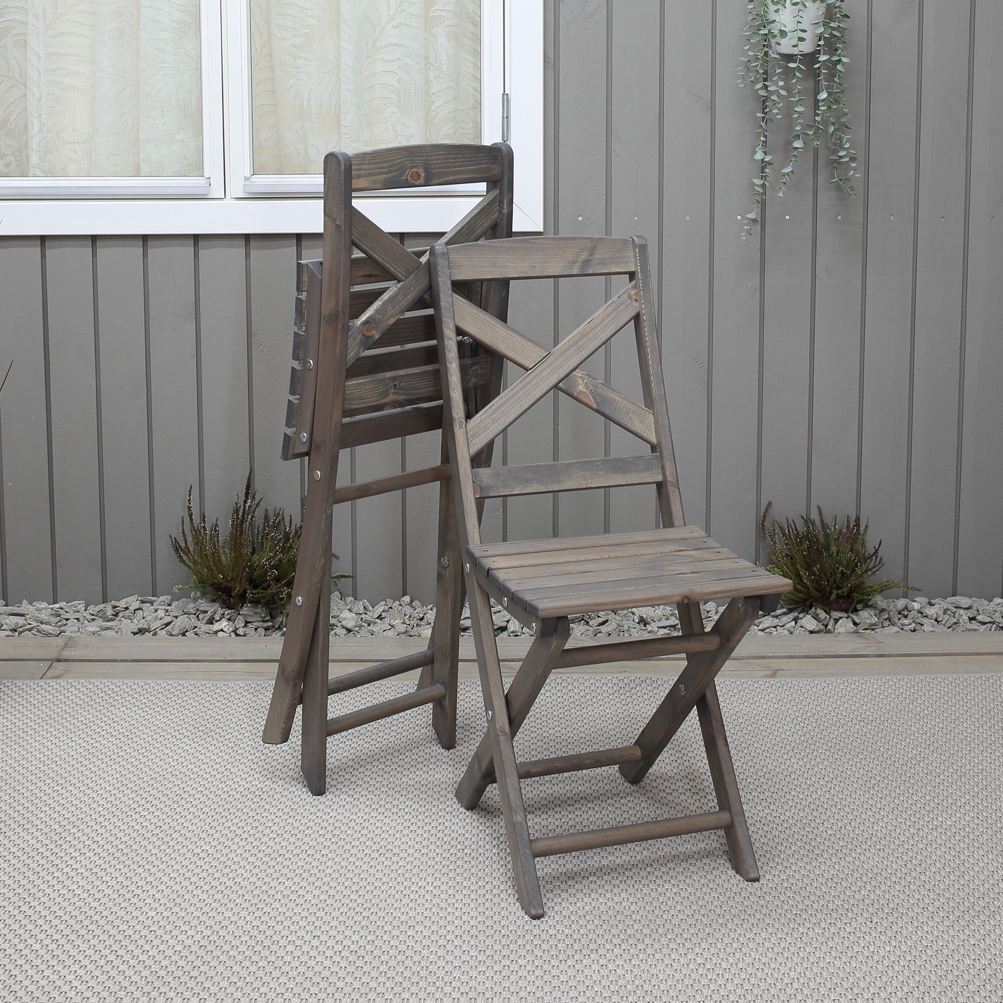 Wilma Klappstuhl - Grau Wilma Klappstuhl - Grau