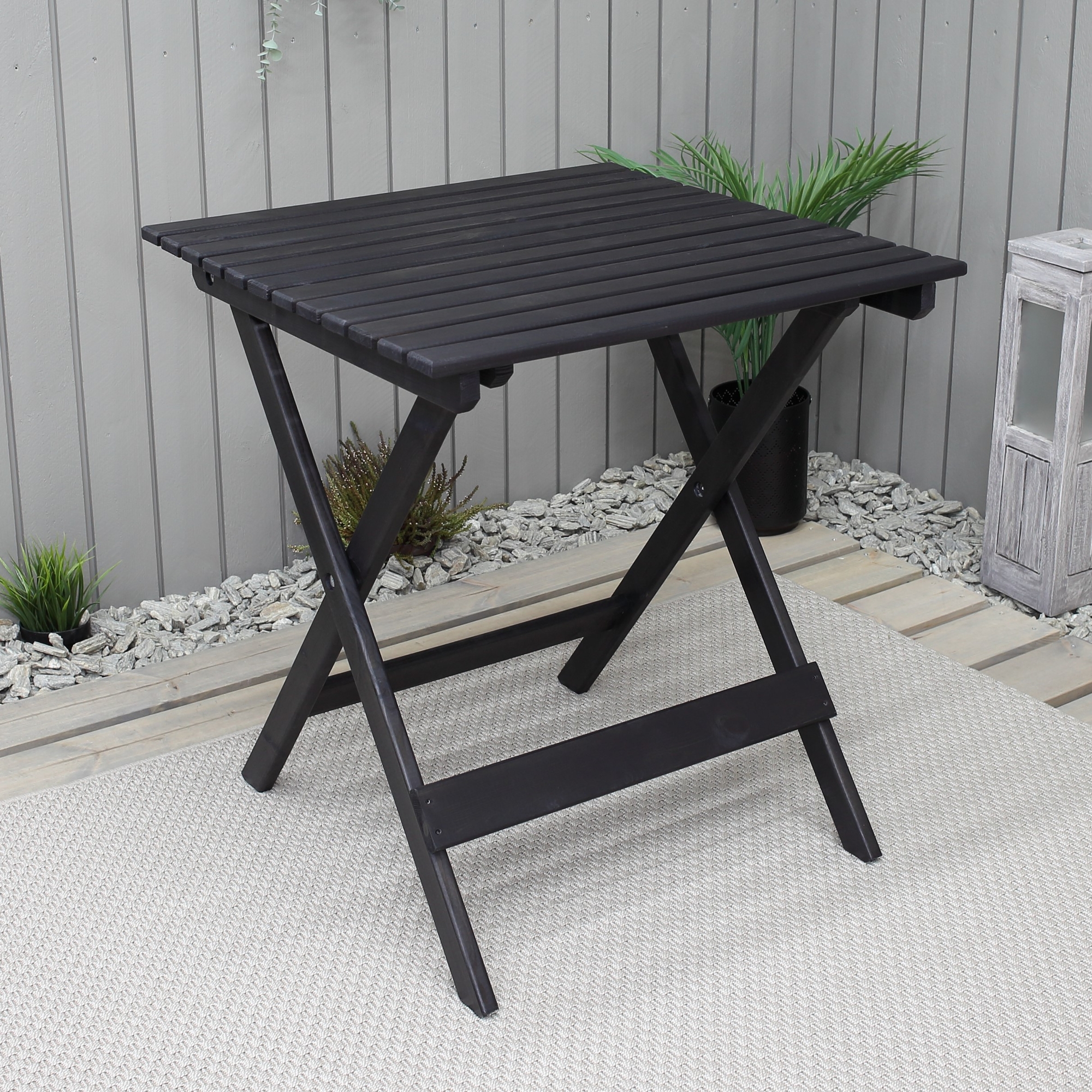 Wilma Esstisch 65 x 65 cm - Schwarz