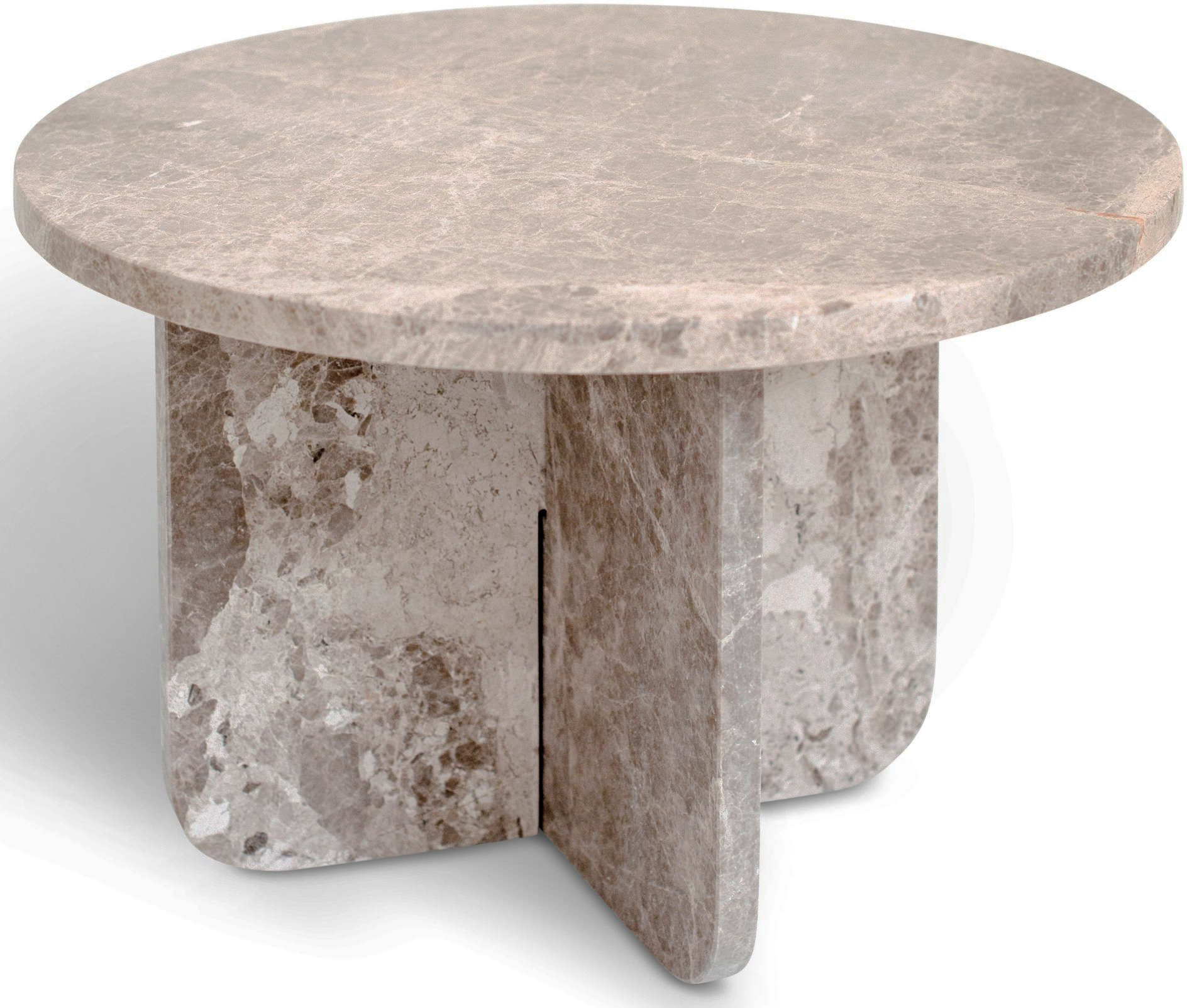 Level Lampentisch aus Marmor �50 cm - Silver Diana