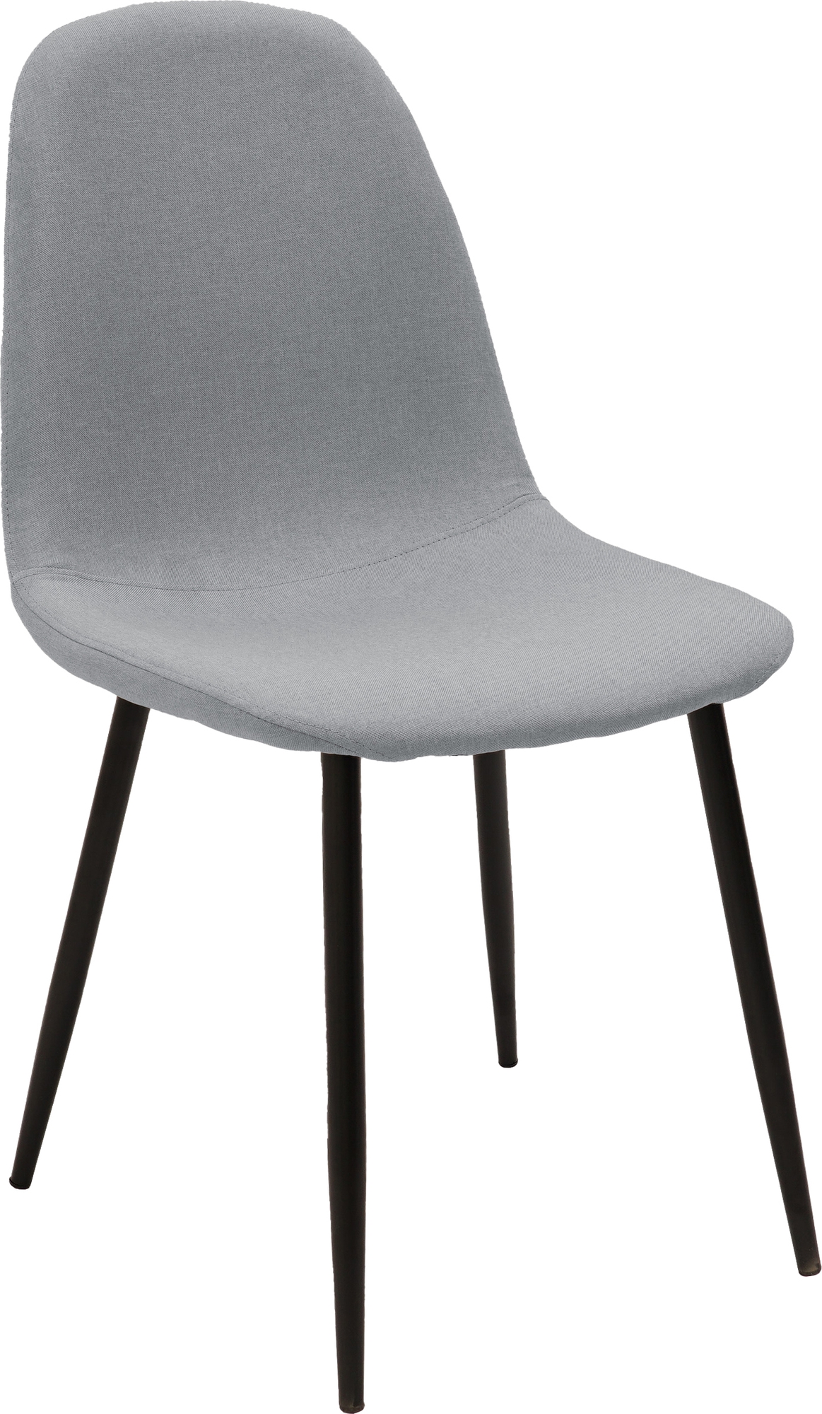 Stuhl aus grauem Stoff - Carisma