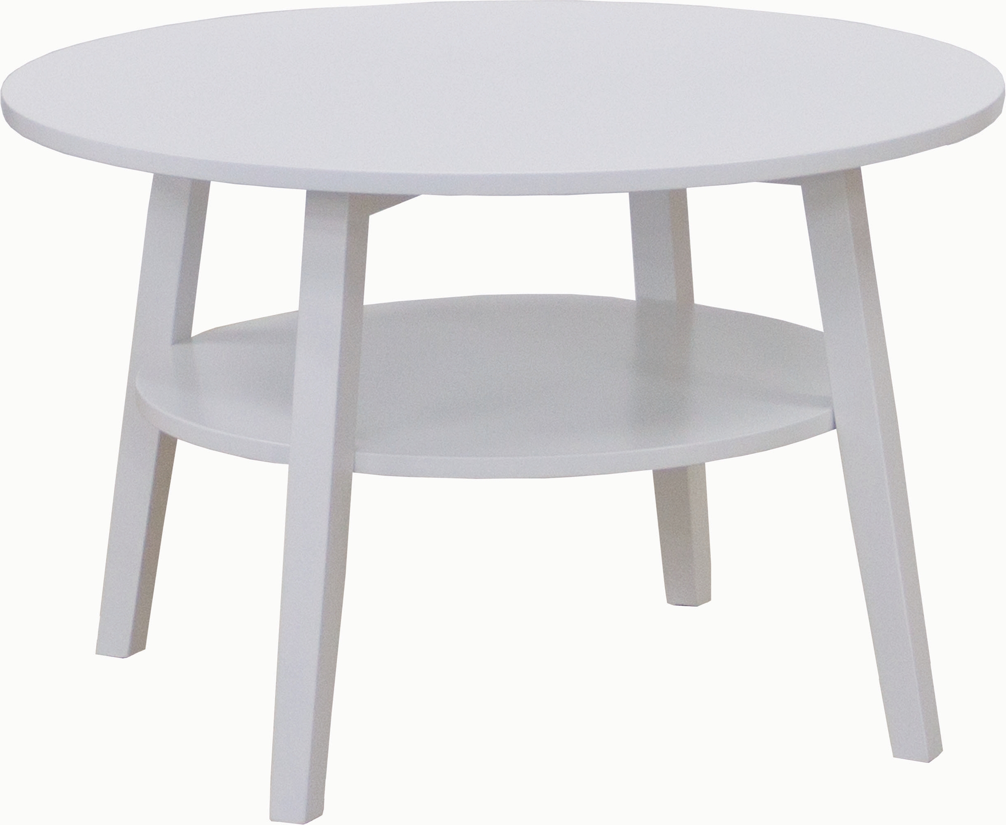 Sara runder Couchtisch 80 cm - Wei�