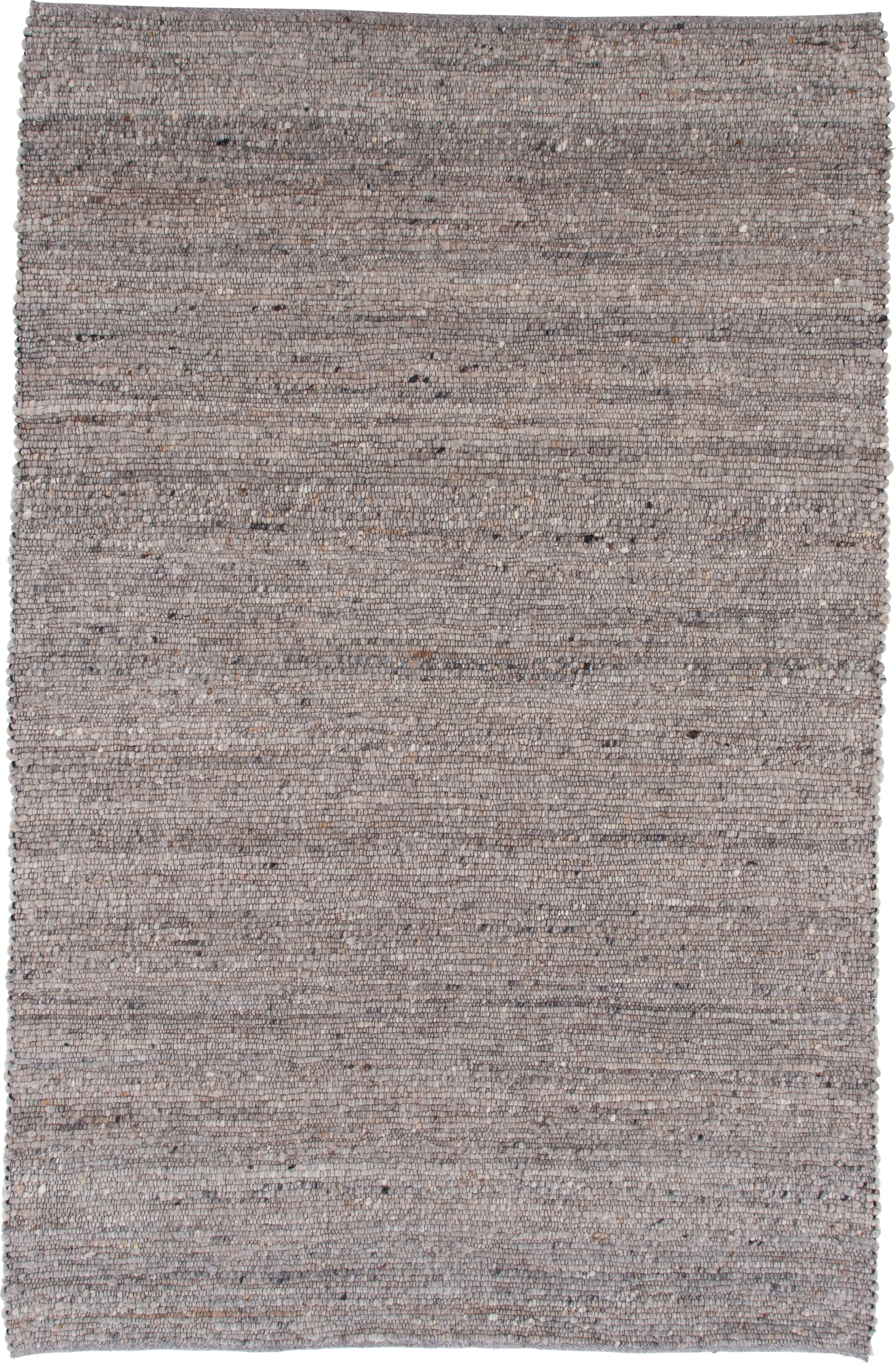 Wollteppich Pontus - Grau/Beige