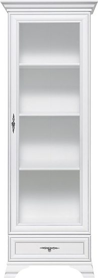 Tromsö Vitrinenschrank - weiß Tromsö Vitrinenschrank - weiß