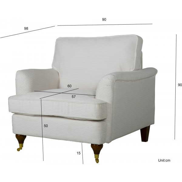 Howard Spirit Sessel - Beige (Manchester) Howard Spirit Sessel - Beige (Manchester)