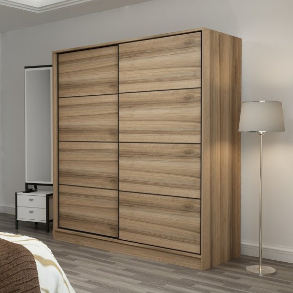 Kapusta Kleiderschrank 180 cm - Braun