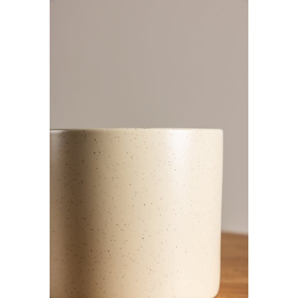 Sane Topf 11 x 10 cm - Beige/Schwarz Sane Topf 11 x 10 cm - Beige/Schwarz