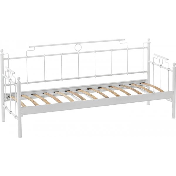 Hampus 3-Sitzer Outdoor-Sofa - Weiß/Braun + Textilreinigung für Möbel Hampus 3-Sitzer Outdoor-Sofa - Weiß/Braun + Textilreinigung für Möbel