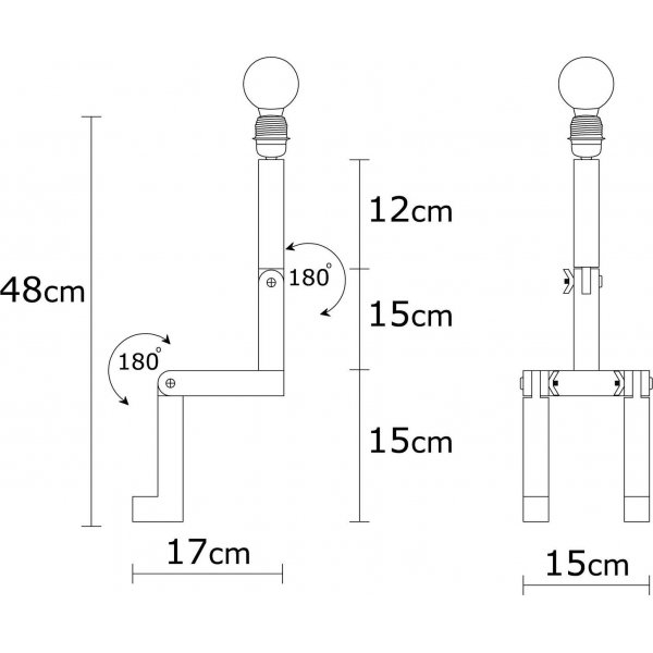 Milet Tischleuchte ready - Natural