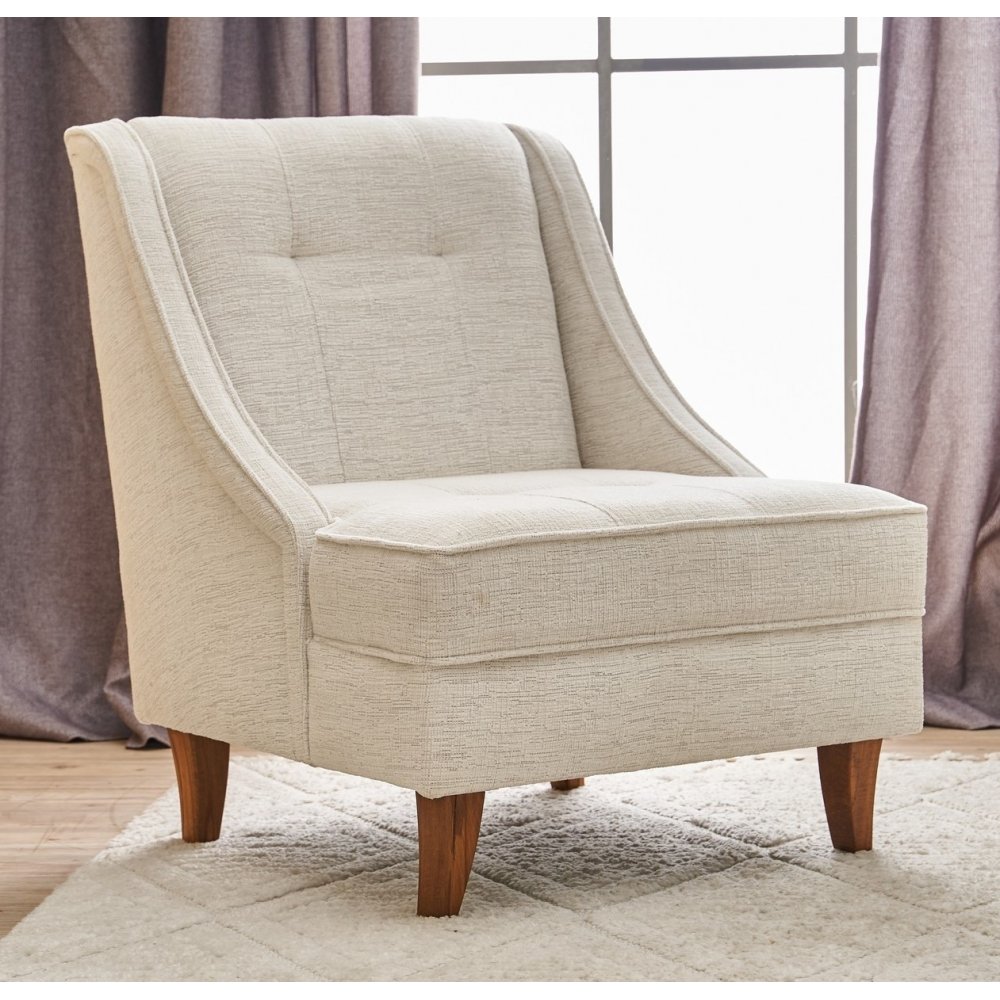 Ella Sessel - Creme - Stoffsessel, Sessel