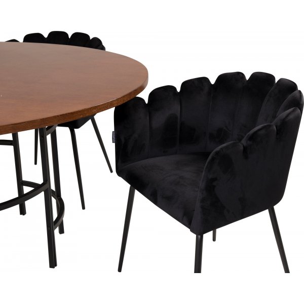 Halmstad Sessel - Schwarz