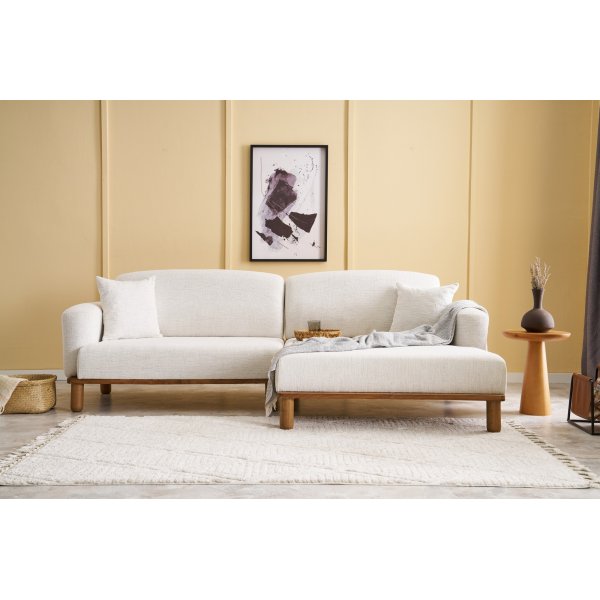 Reims Diwansofa rechts - Creme