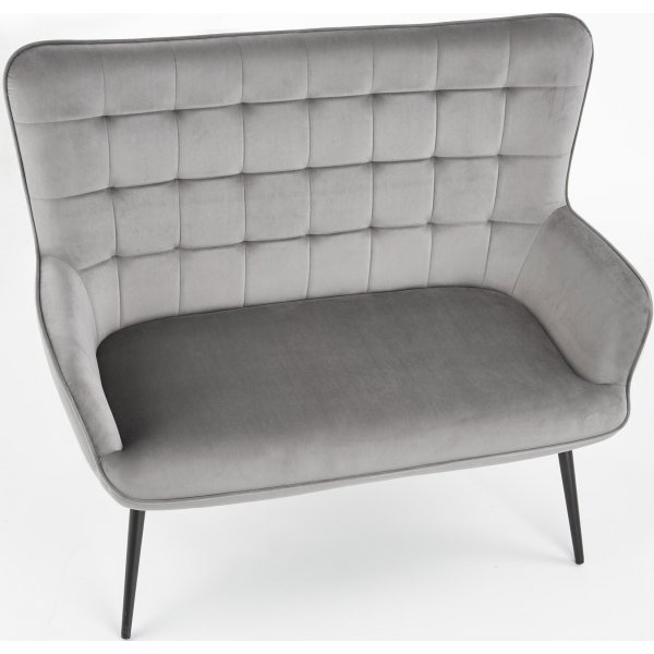 Sofa Ingeborg - Grau & Schwarz