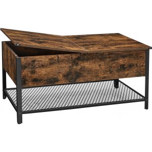 Freddie Couchtisch 100 x 55 cm - Braun/Schwarz