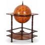 Michelangelo Barglobus Modell 11 - Braunes Vintage