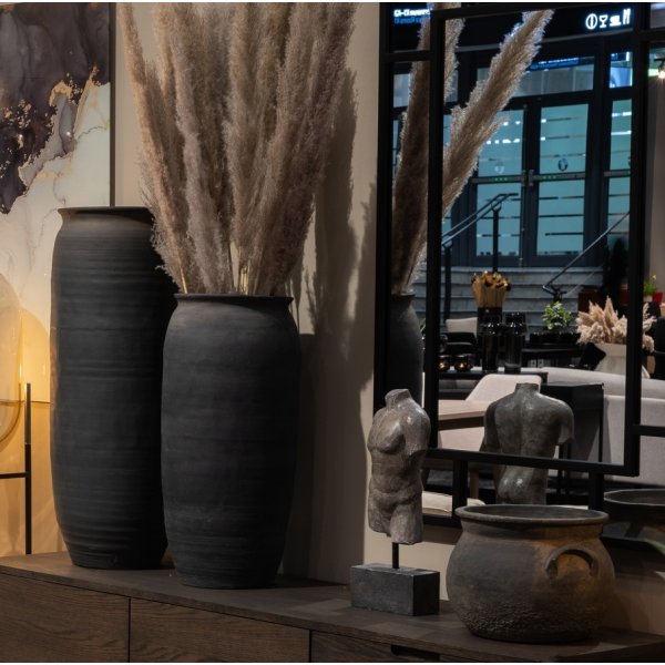 Vignettentopf dazwischen - Grau