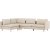 Ecksofa Zero - Beige