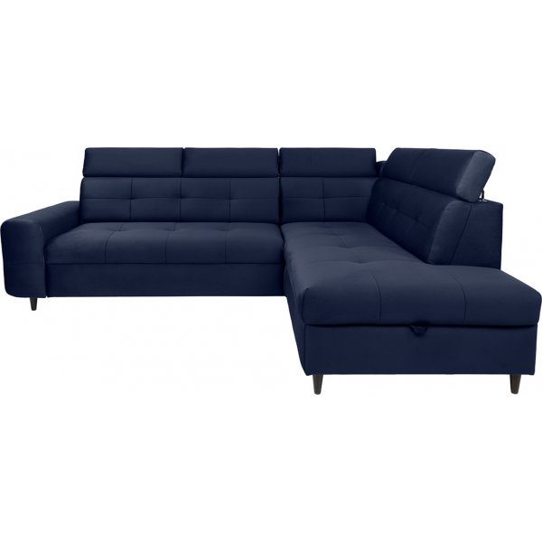 Matras Ecksofa mit offenem Ende rechts - Blau Matras Ecksofa mit offenem Ende rechts - Blau