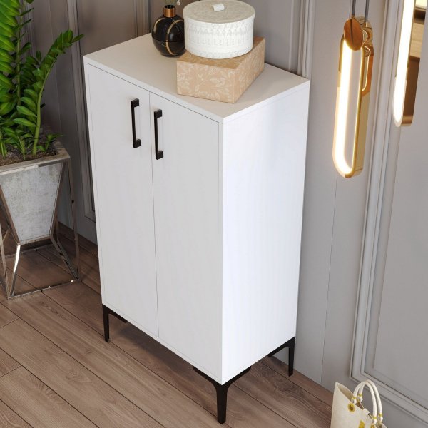 Prager Schuhschrank - Weiß Prager Schuhschrank - Weiß