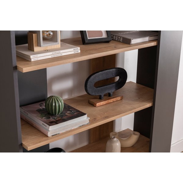 Viper Bücherregal - Saphireiche/Anthrazit Viper Bücherregal - Saphireiche/Anthrazit