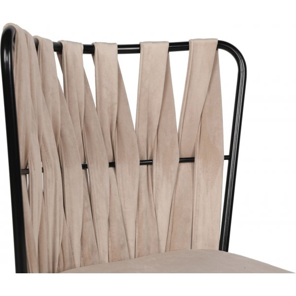 Kozako Esszimmerstuhl-Set - Creme/Schwarz