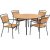 Cleveland Outdoor-Essgruppe - Teak/Schwarz