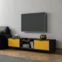 Medienbank Ibiza - Gelb/Anthrazit