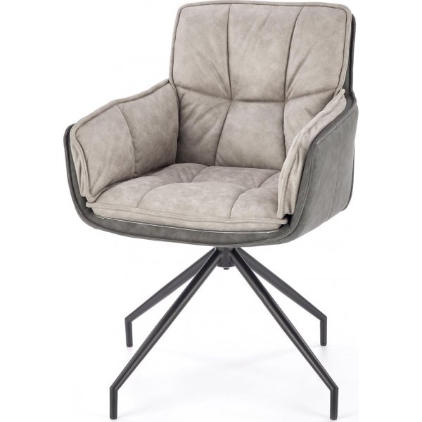 Cadeira Esszimmerstuhl 523 - Grau/Schwarz