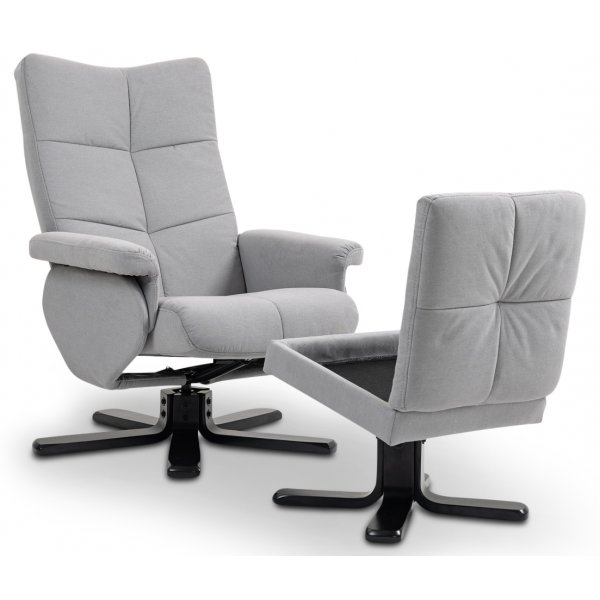 Verstellbarer Sessel mit Fuhocker