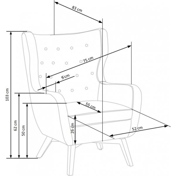 Goodman-Sessel - Grau Goodman-Sessel - Grau