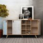 Musso Sideboard - Eiche/Beton