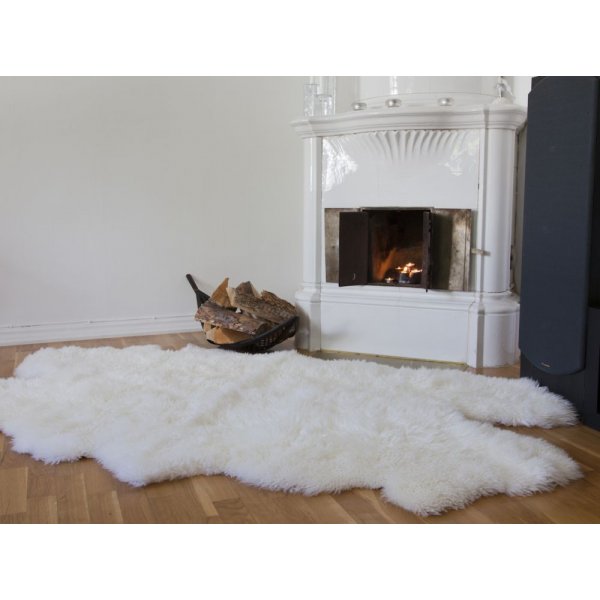 Gently Langhaariges Schaffell - Weiß Gently Langhaariges Schaffell - Weiß