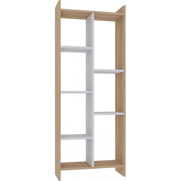 Bcherregal Eden - Eiche/wei