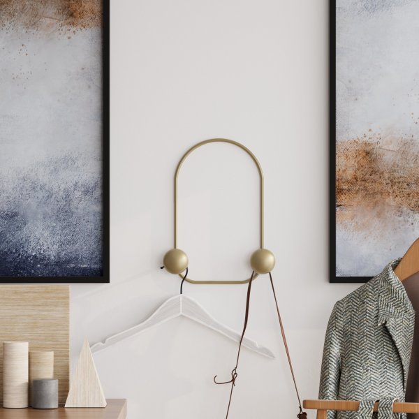 Frosch-Kleiderbgel - Gold