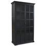 Paris Vitrinenschrank - Schwarz