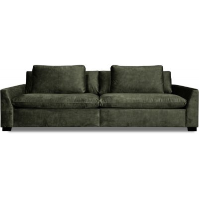 Gabby 4-Sitzer-Sofa aus dunkelgrnem Samt