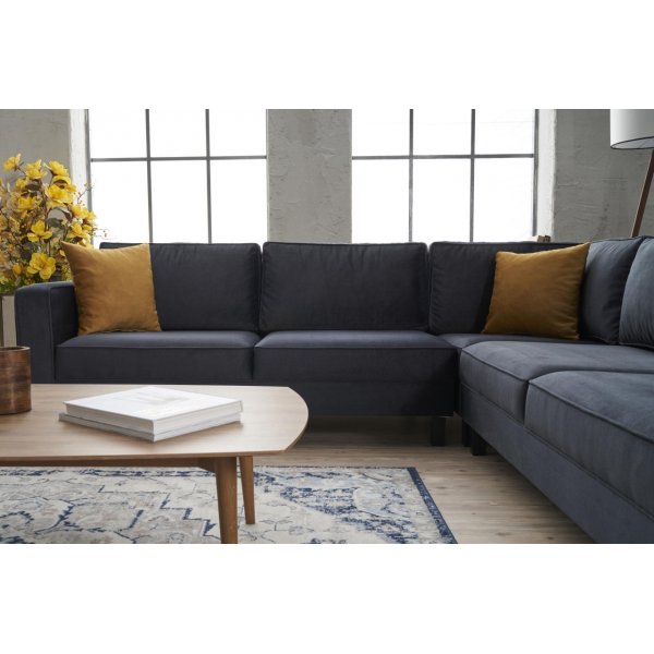 Ecksofa Anthrazit Samt Ecksofa Anthrazit Samt