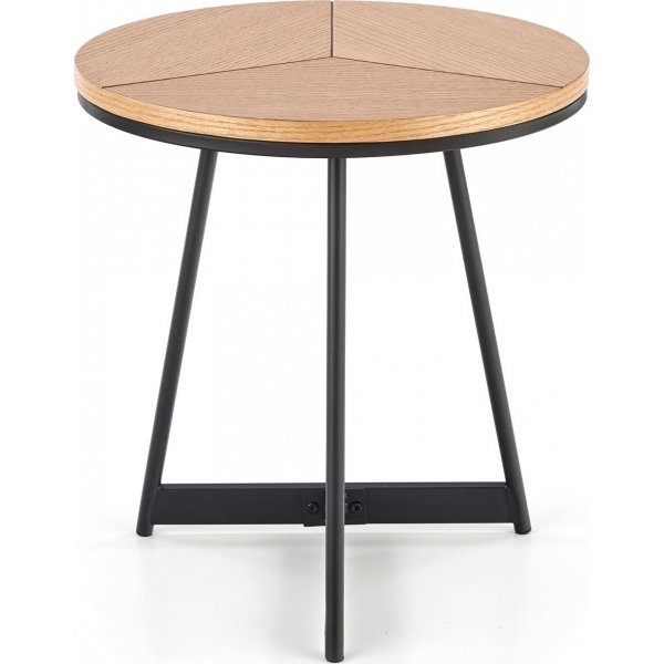 Polos Couchtisch 45 cm - Eiche/schwarz