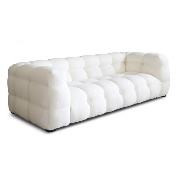 Sofa aus Bouclè - Länge 235 cm Sofa aus Bouclè - Länge 235 cm